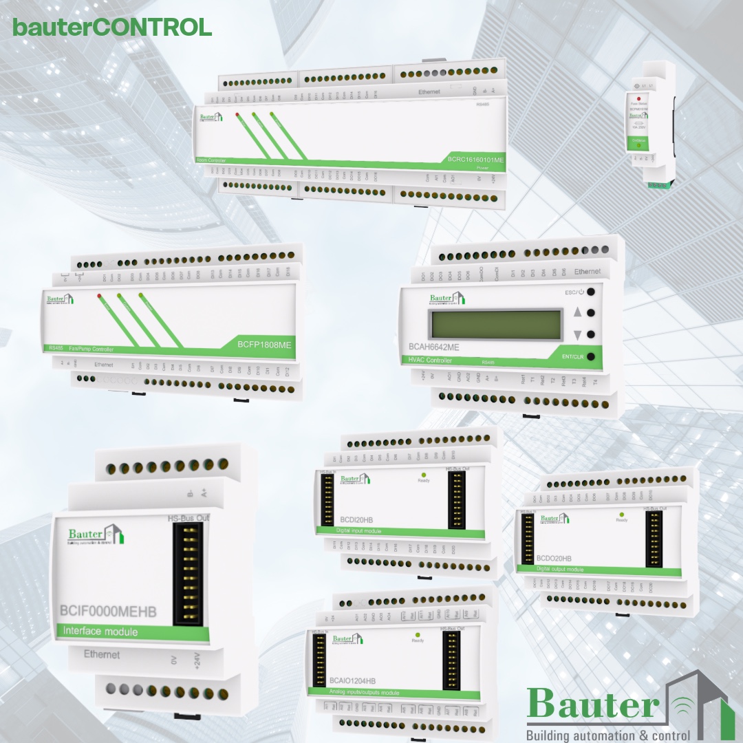 bauterCONTROL – Ihre modulare Plattform zur Gebäudesteuerung